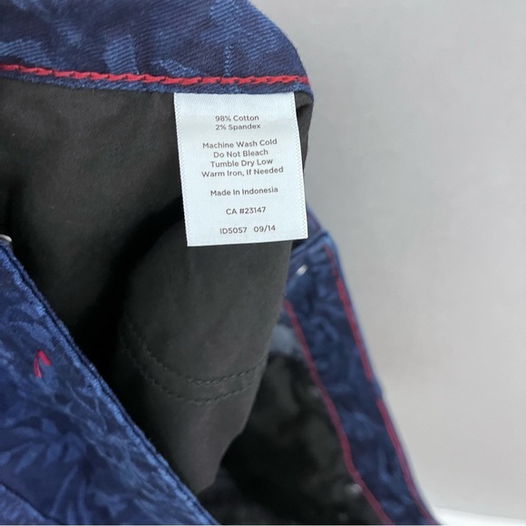 Talbots Blue Floral Heritage Denim Jeans - Picture 9 of 14